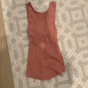 free people twist back tank top